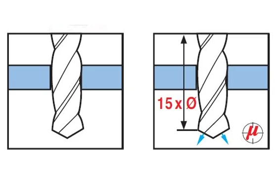 Mikrofúrók 0,1 mm – 3,0 mm | Precíziós fúrás 15xD hosszig
