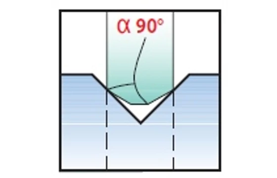 Hosszú NC befúró 90° HSSE