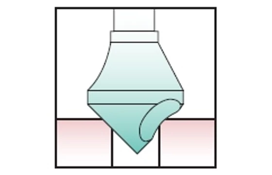 Kúpsüllyesztő 82° HSSE egyélű