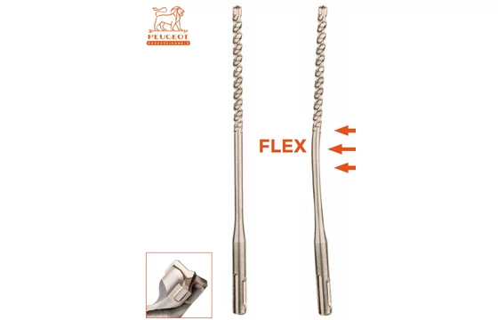 Flexibilis betonfúró SDS+