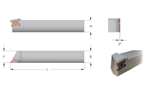 SmiCut FourCut esztergakés méretei