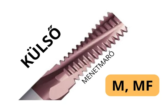 Menetmaró M (metrikus) - külső menethez - SmiCut EB 