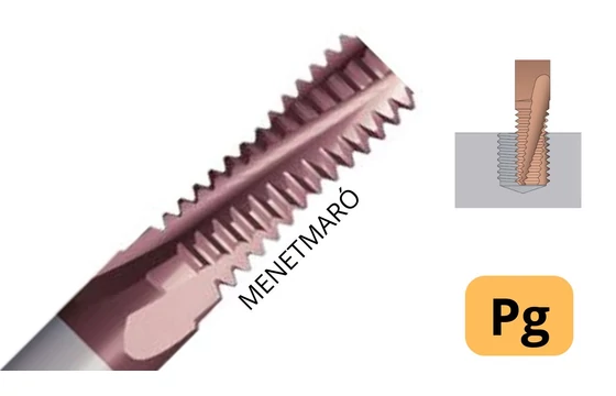Menetmaró Pg pácélcsőmenethez (DIN 40430) - SmiCut XB