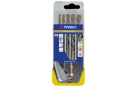 Tivoly Technic betonfúró készlet (6 db)