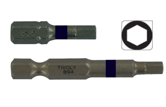 Tivoly Torsion belső hatlapú csavarbit (E 6.3 gépi szár)