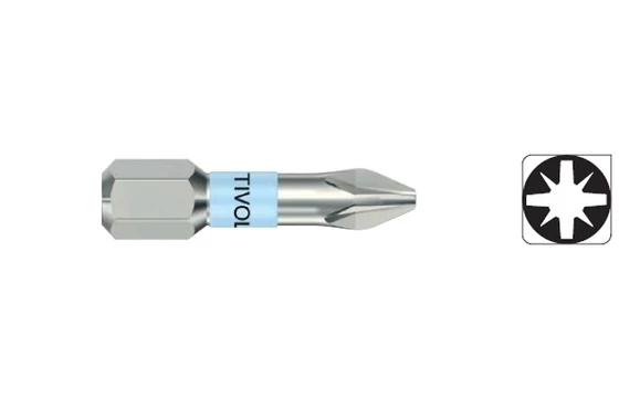 Csavarbit POZIDRIV csvarfejhez INOX minőség (rozsdaálló) Tivoly 115242