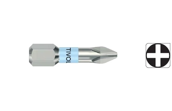 Csavarbit PHILIPS csvarfejhez INOX minőség (rozsdaálló) Tivoly 115243