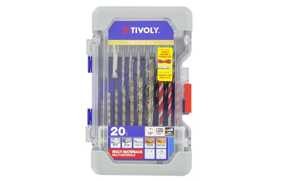 20 részes vegyes fúrókészlet -Technic