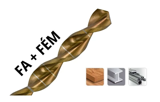 2in1 Tivoly Technic csigafúró fa- és fémlemez együttes fúrásához