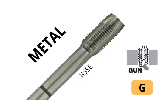 Gépi menetfúró G - HSSE B