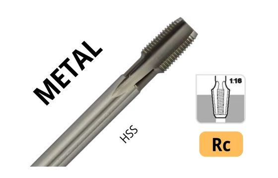 Gépi menetfúró Rc - HSS