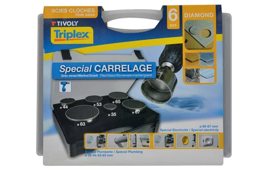 6 részes gyémántfúró készlet