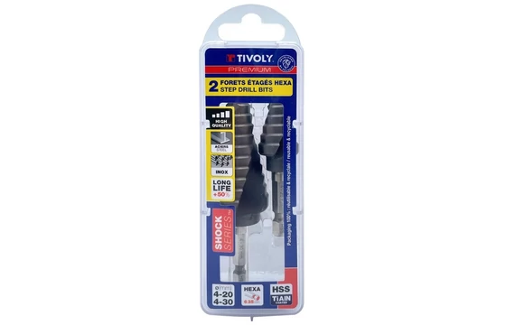 2 részes Tivoly Premium lemezfúró készlet