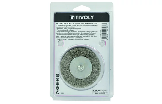 Tivoly INOX drótkorong csomagolva