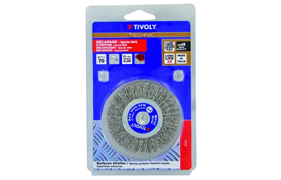 Tivoly INOX drótkorong csomagolva