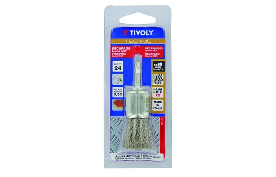 Tivoly TECHNIC Ecsetkefe fémhez - Hexa bitbefogó szárral