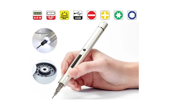 Akkus precíziós csavarhúzó -15 részes