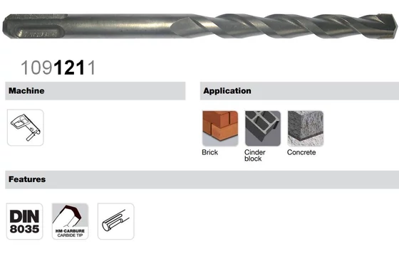 SDS-plus betonfúró készlet