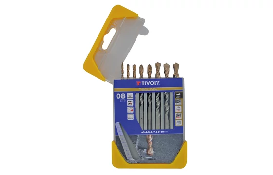 8 részes Tivoly Technic betonfúró készlet (3-10 mm)