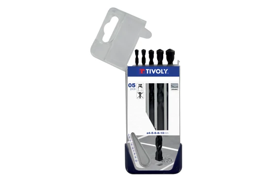 5 részes keményfém csempefúró készlet (4-10 mm)