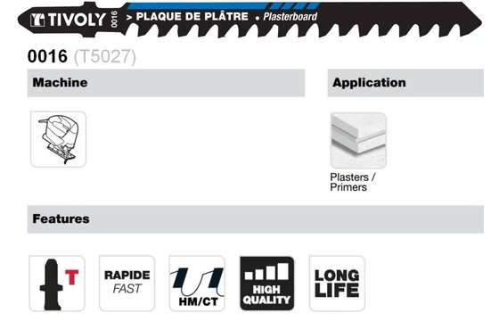 szúrófűrész T befogás