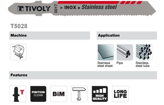 dekopír fűrész, inox
