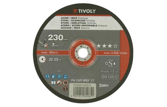 Flex tisztítókorong INOX - 7 mm széles