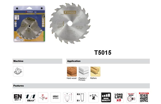 Tivoly T5015 Technic faipari körfűrész jellemzői