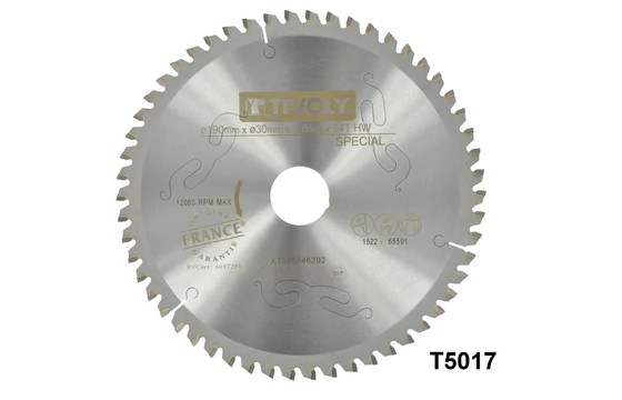 Keményfémlapkás körfűrészlap T5017 Technic típus