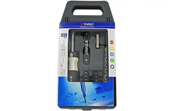 28 részes csavarozó készlet vegyes