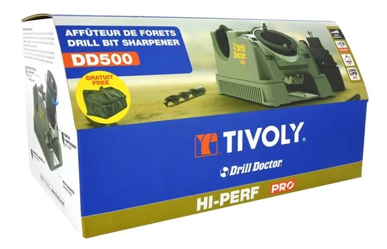 DrillDoctor 500X Tivoly csomagolásban