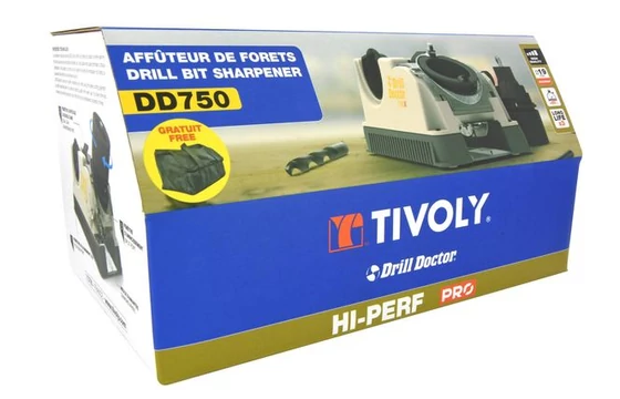 DrillDoctor 750X Tivoly csomagolásban