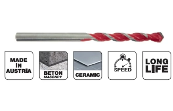 beton-csempe 2in1 fúró műszaki jellemzői