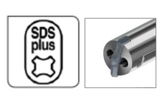 Porelszívós betonfúró SDS-Plus szárral