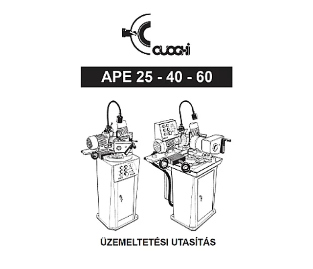 APE25/40/60 használati utasítás