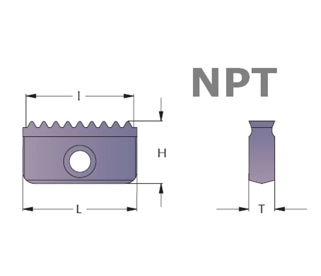 Menetmaró lapka NPT