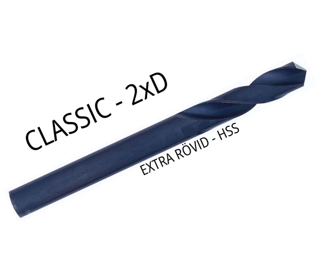 Rövid csigafúró HSS