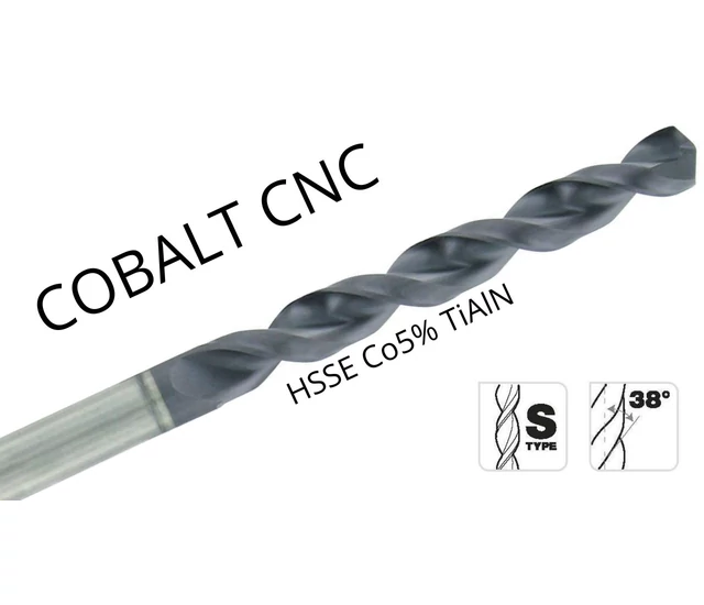 Csigafúró HSSE CNC