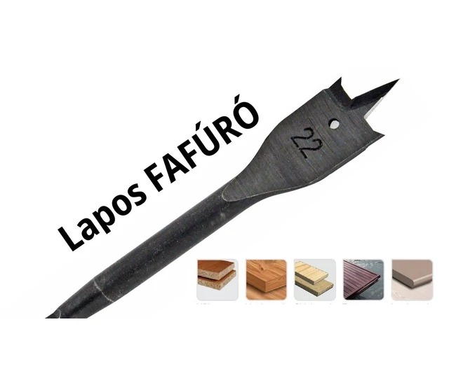 Lapos fafúró - Hexa