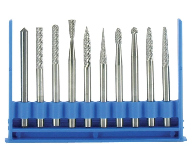10 részes rotormaró készlet Ø3 mm