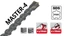 SDS-Max betonfúró DIN 8035 - Maxter4 4-élű keményfém - Tivoly 109055