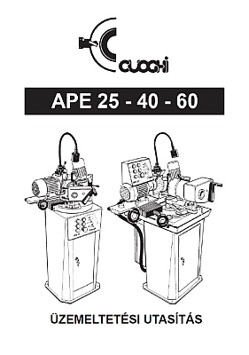 APE25-APE40-APE60 használati utasítás