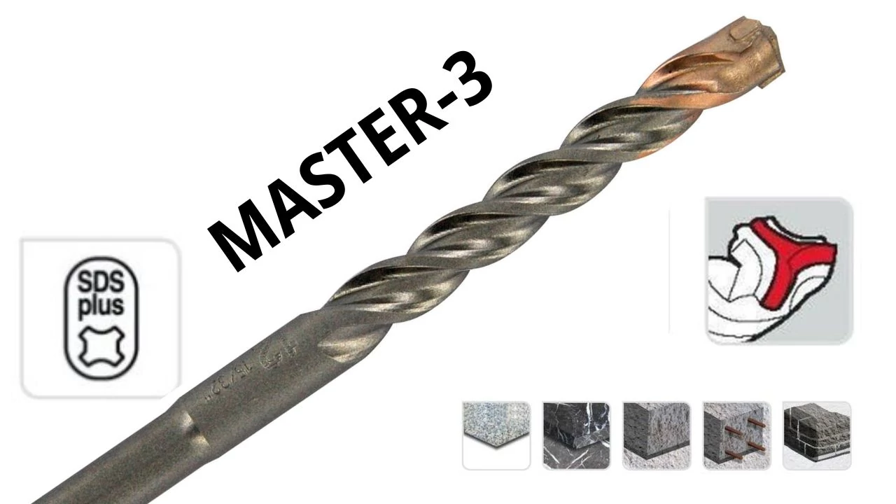 SDS-Plus fúrószár MASTER3