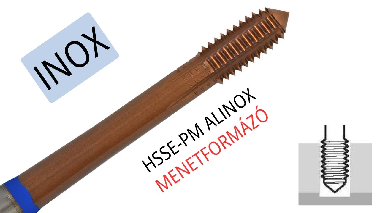 Menetformázó M-menet INOX
